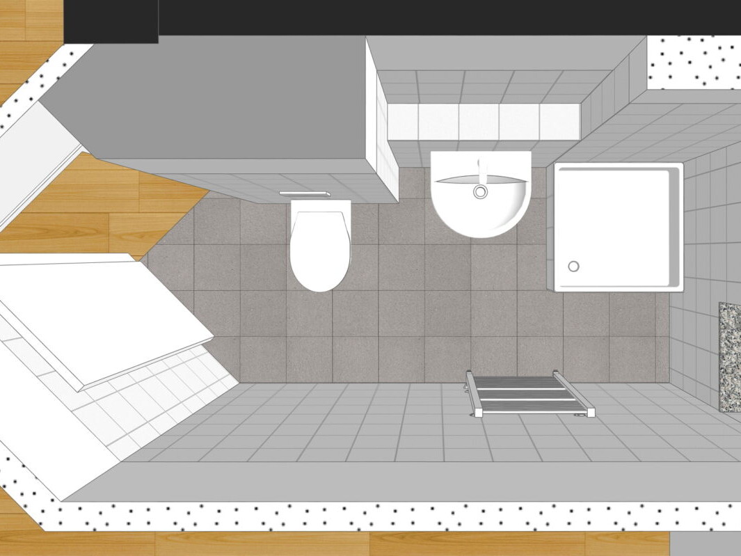 Visualisierung Bestand Duschbad