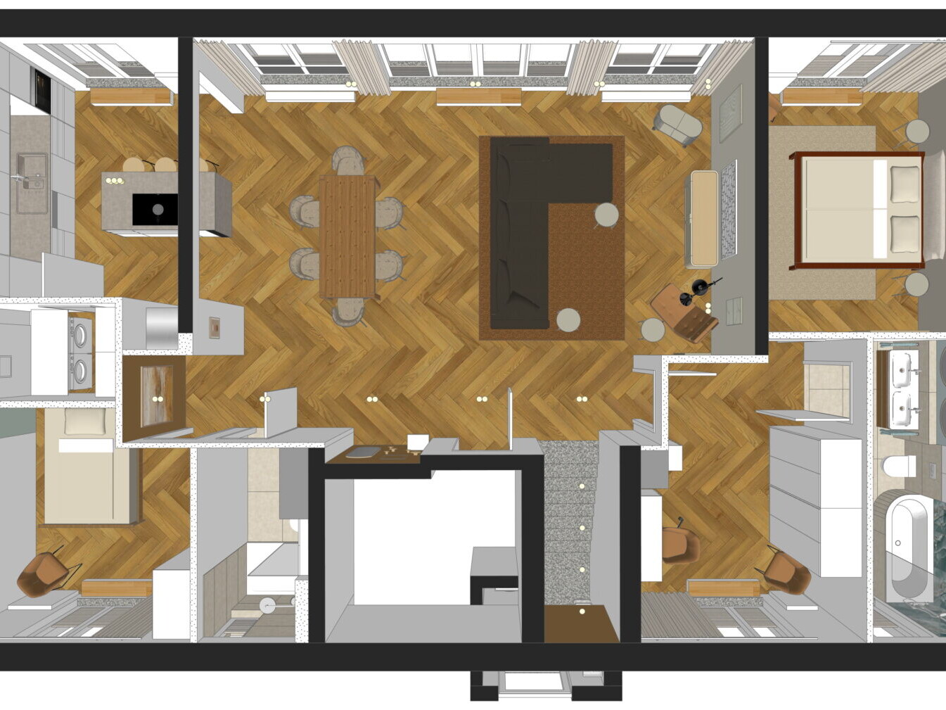 Visualisierung gesamte Wohnung
